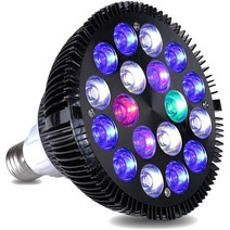iGrow LED 어항 조명 수초등 수족관 어항세트 아마존 led 어항 PAR38 조명등 미니 어항 산호 산호초 장식등 E26/E27 소켓, 36W