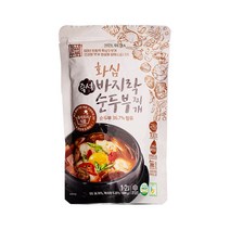 완주 화심 원조 두부의 순두부찌개 바지락/고기/버섯 3가지 맛, 바지락순두부