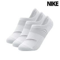 [나이키] 우먼스 플러스 라이트 웨이트 삭스 화이트 3팩 SX5277-100, 색상:화이트 / 사이즈:M