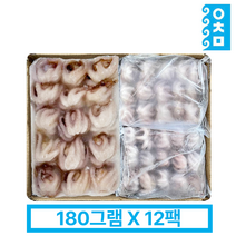 냉동쭈꾸미 2.16kg 벌크 손질 생물 볶음 짬뽕 냉동 박스(도매 식당용 업소용), 쭈꾸미 10미_2.16KG, 1개