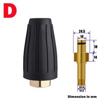 4000 PSI 회전 터보 노즐 분무기 카처 호환 Bosch Lavor AR Blue Interskol Elitech 고압세척기 워터 제트, D