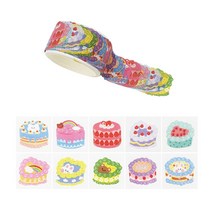 [풀리줄리] 크림 듬뿍 생일 축하 케이크 스티커 기념일 체크 다꾸