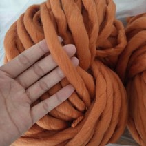 매우 두꺼운 천연 메리노 울 원사 펠트 로빙 스핀 소품 굵은 칠라 모라 뜨개질, 25 coffee