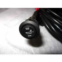 오토바이 열선 시트 12v 범용 atv utv 전자 자전거 라운드 스위치 카본 시트 히터 가열 패드, 없음