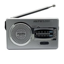 주방 라디오 빈티지 진공관 옛날 레트로 AM 휴대용 라이트 am fm 듀얼 밴드 노인, 은