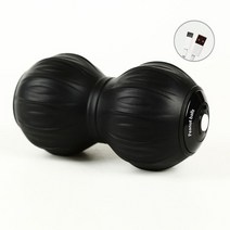 홈짐 운동기구 홈트 전기 마사지 볼 진동 휴식 근육 발바닥 근막염 통증 완화 발 롤러 요가 피트니스 바디, 02 black without box