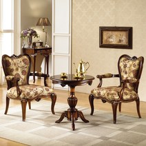 앙즈 엔틱 부부테이블 세트 월넛, 단품