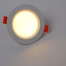 LED 다운라이트 5W 오닉스 슬림 매입등 5개 세트, ON 전구색 X5EA