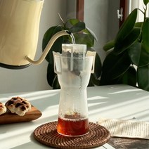 카페 아이스아메리카노 높은 입구넓은 유리잔 매장 핫 큰유리컵 집들이선물 브런치 컵, 1개, 872코넌 내열유리컵 450ml
