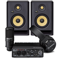 스테인버그 UR22C 레코딩팩 x KRK ROKIT 5 G4 블랙 스피커 패키지