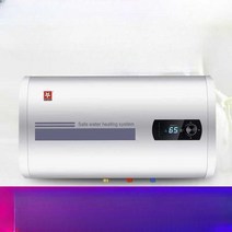 전기온수기 대용량 50L 보일러 난방 절약 온수 원룸 가족 목욕 욕실 펜션, 50리터 플랫 버킷 원격 제어 배수구 전원 끄기 + 현