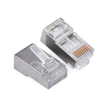 50 조각 다기능 RJ45 Cat6 8Pin 8P8C 차폐 연선 압착 모듈 형 플러그 커넥터 소켓, 01 as pic