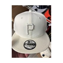 New Era Pittsburg Pirates 스냅백 모자 아이보리 크림 화이트 59Fifty