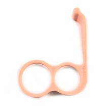 핑거홀더 모바일 링폰 거치대 약지 손가락 끼워 사용 지하철 버스 떨어뜨림 방지 브라켓 떨굼 탁상용 테블릿 자바라 손편한 한손 가능 스탠드 안전 강력 홀딩 사무실 책상 가정 화이트