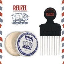 리우젤코리아 클레이 매트 포마드 4oz (113g) + 포마드 전용 빗, 1개