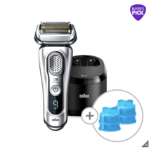 Braun Series 9 Electric Shaver & Clean&Renew Set 브라운 시리즈 9 전기면도기 + 세정액 4팩세트