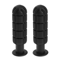 2pcs/로트 축구 테이블 부품 교체 어린이 축구 소란 푸스 볼 PVC 핸들, 검은색