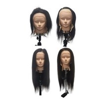 100%인모 18인치 덧 커트용 연습용 통가발 민두, 인조모통가발(100인조모 20인치), 1개