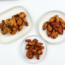발치칸 가심비 PACK (버팔로윙+에어프라이어 통닭 치킨+닭다리살 순살), 세트2 (에어프라이치킨1마리+구이윙2+구이순살)