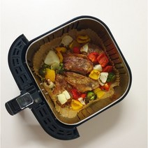 에어쿡 에어프라이어 종이호일 기름 원형 접시형 삼겹살 냉동만두, 4. 17cm(100매입)