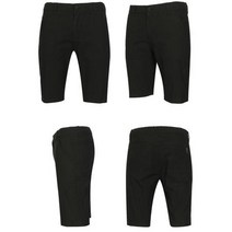 블랙 무난한 기본스타일 남자 슬림반바지 깔끔한