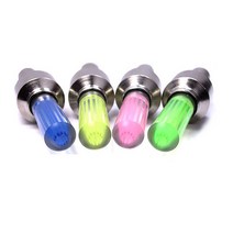 도매팜 2+2 자전거 에어밸브에 설치하는 휠라이트 야간라이딩 자전거튜닝 자전거꾸미기, 2P+2P, 핑크