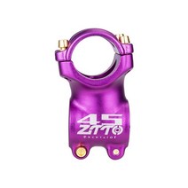 자전거핸들높이조절 롱타입 조절식 익스텐더 핸들높이 연장마운트 ztto mtb 자전거 45mm 스템 고강도 경량 7도 31.8mm 스템 다채로운 자갈 xc am 산악 도로 자전거, 45 스템 퍼플
