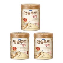 앱솔루트 프리미엄 명작 분유 1단계, 3개, 800g