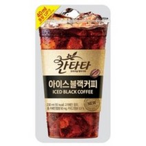 롯데 칸타타 아이스 블랙커피 230ml X 10봉, 10개