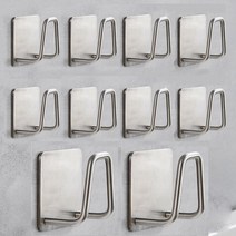 호텔식 스테인레스 수세미걸이, 10개