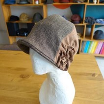 두두모자 주름장식이 포인트인 여성용모자 (두두모자 핸드메이드)