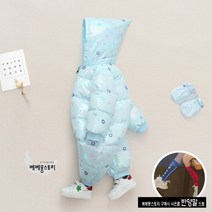 베베몽스토리 꼬갈모자다운 우주복