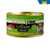 아보덤 그레인프리 참치&치킨 고양이 주식캔 습식캔 85g, 1개