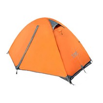 메이리앤 1인 2인 3인 백패킹 텐트 오렌지 그린 플라이탑, 1.5인용