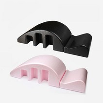 허리스트레칭 허리교정기 굽은등 교정 쿠션 필라테스, 일반 블랙