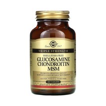 Solgar 솔가 글루코사민 콘드로이친 MSM 60정 콘드로이틴 OptiMSM 엠에스엠 트리플 스트랭스 스트렝스 메틸설포닐메탄 솔땡 고약사 약들약