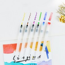 조르조네 워터브러쉬 수채화붓 수채캘리그라피 물붓 붓펜, G-003WB(붓3개구성)