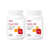 GNC 코큐텐 CoQ10 100mg 120정 소프트젤 2개 코엔자임Q10