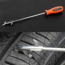 타이어 홈 이물질 후크 돌제거기