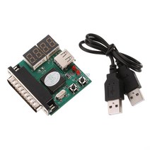 컴퓨터 4 자리 노트북 PC 마더보드 USB 및 PCI 분석기 진단 테스트 노트북 노트북용 포스트 카드 테스터, 한개옵션0
