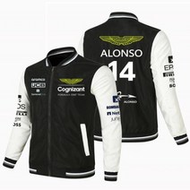 오토바이의류 2023 애스턴 마틴 공식 셔츠 재킷 Fernando Alonso F1 포뮬러 14 레이싱 슈트 야외 크로스 컨트리 라이딩 슈트