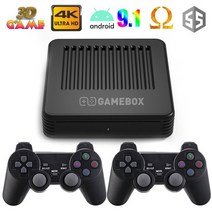 옛날오락기 비디오게임 고전 가정용 게임기 게임 박스 G11 HD TV 셋톱 콘솔 64GB/128GB/256GB Android 9.0, 01 EU, 03 256GB