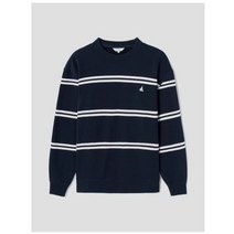 빈폴 22FW[BC2841C04R]네이비 스트라이프 코튼 스웨트 셔츠