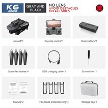 촬영 dji 드론부품 미니 P8 접이식 UAV 4 면 장애물 회피 원격 제어 항공기 축 HD 항공 사진 추락 방지, [16] no camera 1bettery