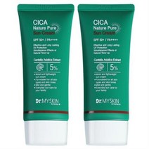 닥터마이스킨 시카 네이처 퓨어 선크림 SPF50+ PA++++, 2개, 60ml