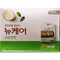 대상웰라이프 뉴케어 미니 구수한맛, 16개, 200ml