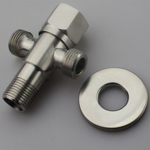 삼각 304 스텐레스 앵글밸브 전동 두꺼운 냉열 더운 물 기 일진 2 출 가정용 스위치 4부 2635948130, 304 스텐레스 일진 2 출 30 년