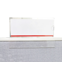 사무실 파티션 이름표 명패 명판 14x6cm 폭70mm 개별포장