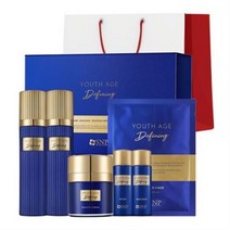 에스엔피 유스 에이지 디파이닝 세트 토너 120ml + 토너 30ml + 에멀젼 120ml + 에멀젼 30ml +크림 50ml + 마스크팩 25ml x 5p + 화장솜 60p, 2세트