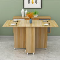 이동식 다용도 바퀴형 확장형 접이식테이블 아일랜드식탁, 선택F